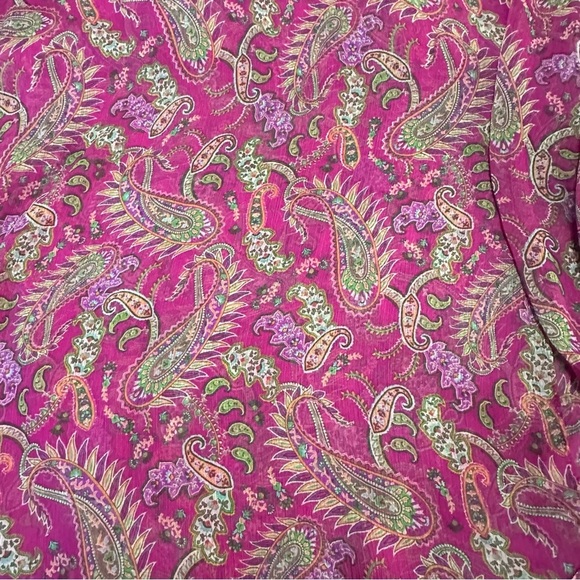NWT MISA Leila Dress Sz Small Fuschia Paisley - Picture 10 of 12